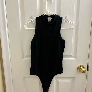 Soft Black Holter top body suit